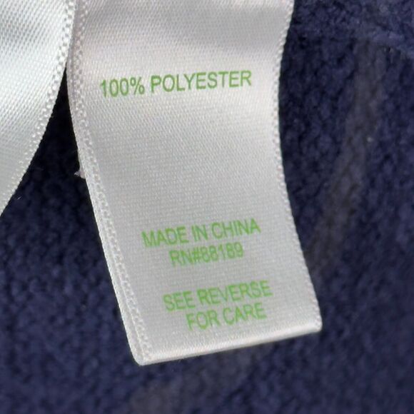 Lilly Pulitzer Galen Sweater Dress Navy Blue Medium Knit Ruffle Cuff Knee Length - Picture 8 of 12